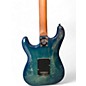 Used Schecter Guitar Research Diamond Series Traditional Pro Trans Blue Solid Body Electric Guitar