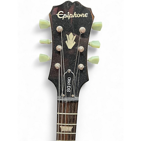 Used Epiphone SG Pro White Solid Body Electric Guitar