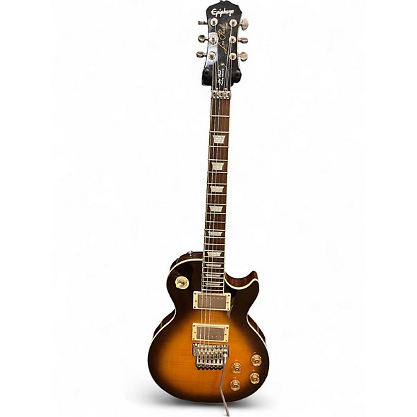 Used Epiphone Les Paul Plus Pro/FX Tobacco Burst Solid Body Electric Guitar