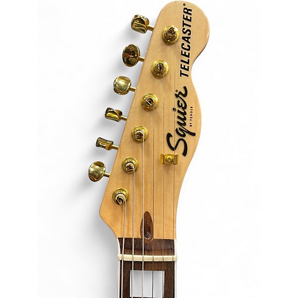 Used Squier 40th Anniversary Telecaster Black Solid Body Electric Guitar