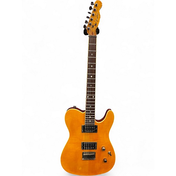 Used Fender Special Edition Custom Telecaster FMT HH FLAME YELLOW Solid Body Electric Guitar