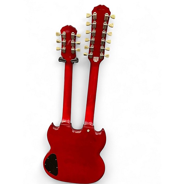 Used Epiphone G1275 Double Neck Heritage Cherry Solid Body Electric Guitar