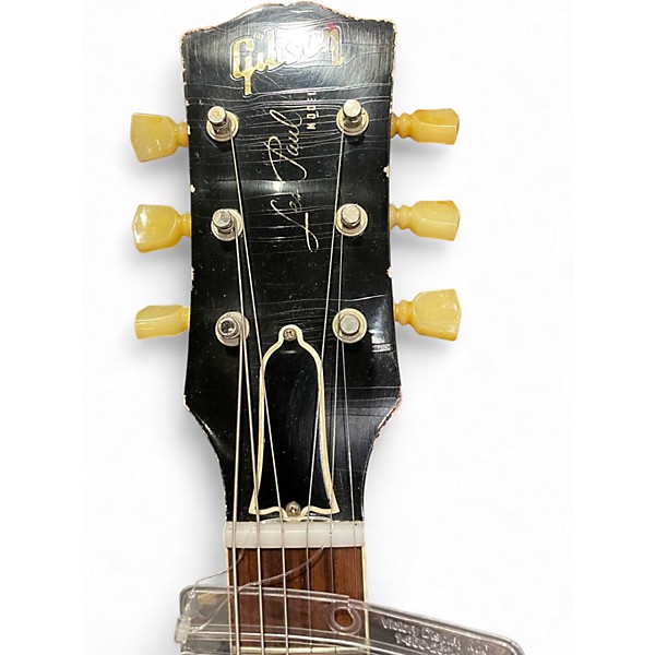 Used Gibson murphy lab heavy aged 1960reissue les paul Sunburst Solid Body Electric Guitar