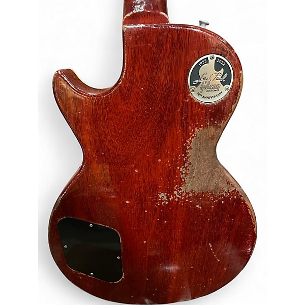 Used Gibson murphy lab heavy aged 1960reissue les paul Sunburst Solid Body Electric Guitar