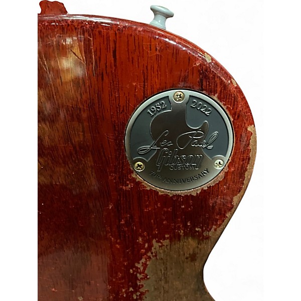 Used Gibson murphy lab heavy aged 1960reissue les paul Sunburst Solid Body Electric Guitar