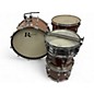 Vintage 1970s Rodgers 5 Piece Koa Kit Brown Drum Kit thumbnail