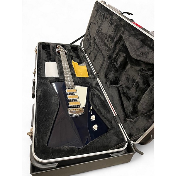 Used Ernie Ball Music Man St. Vincent Signature Blue Solid Body Electric Guitar