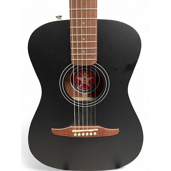 Used Fender Strummer Campfire Black Acoustic Electric Guitar