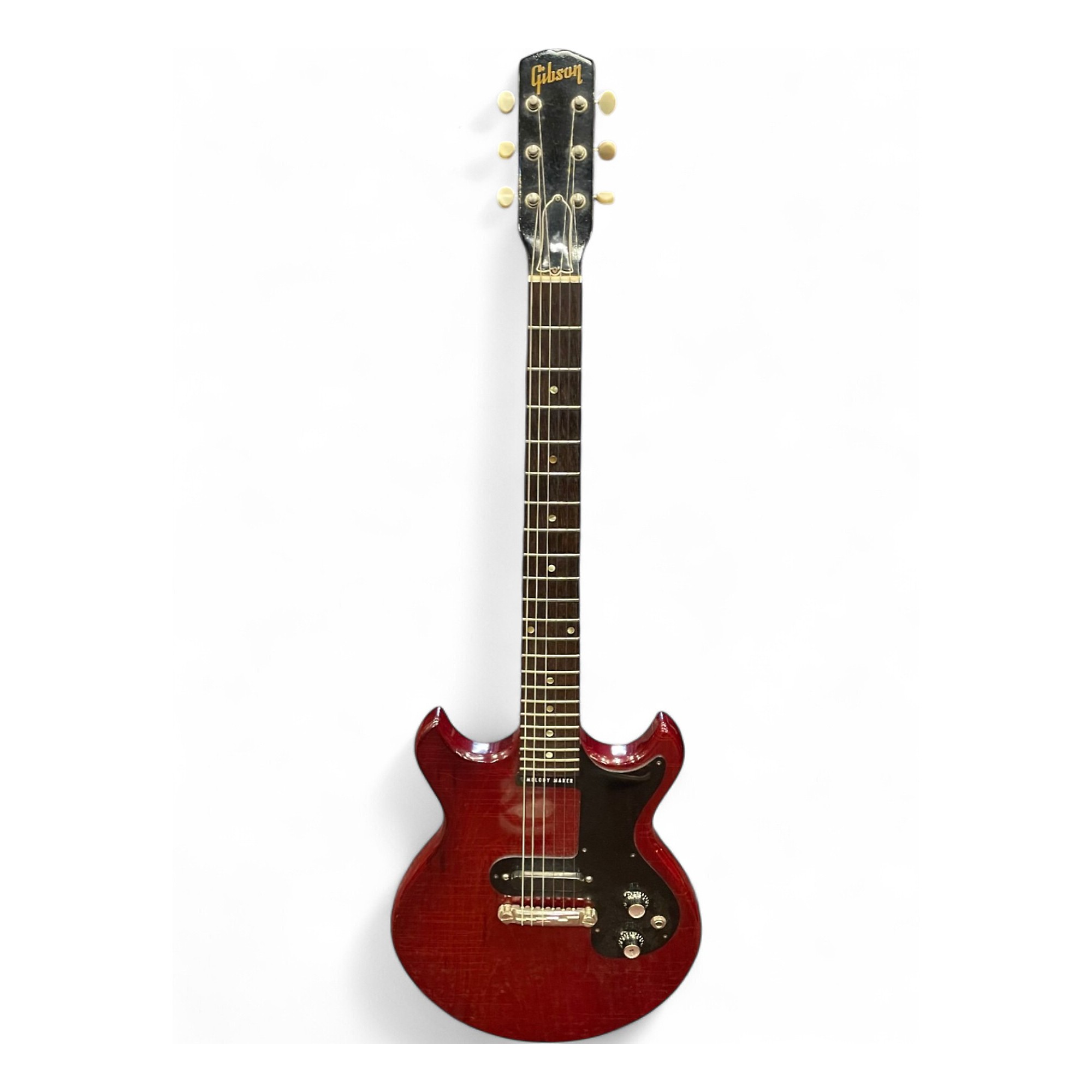 Vintage 1964 Gibson Les Paul Melody Maker Red Solid Body Electric