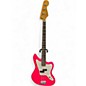 Used Fender Jaguar Pink Solid Body Electric Guitar thumbnail