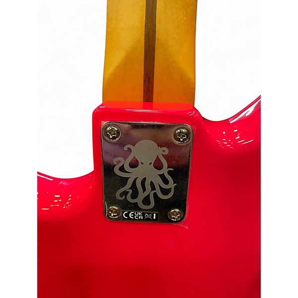 Used Fender Jaguar Pink Solid Body Electric Guitar