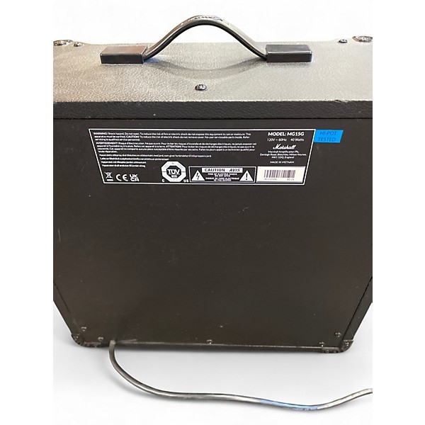 Used Marshall MG15 1X8 15W Guitar Combo Amp