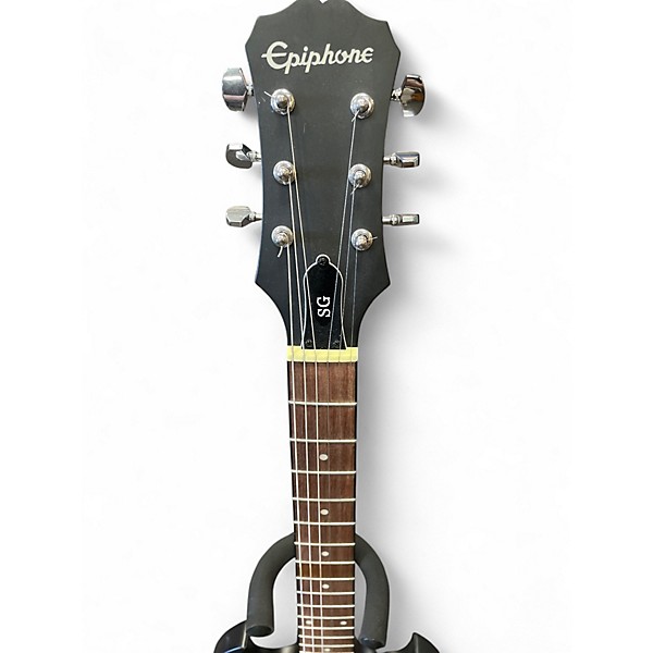 Used Epiphone SG Tribute Black Solid Body Electric Guitar