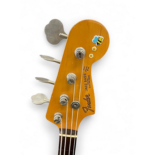 Vintage 1990s Fender MIJ JB62-FL SUNBURST Electric Bass Guitar