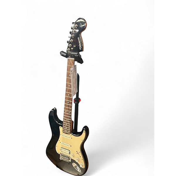 Used 2020 Starcaster by Fender Stratocaster Black Solid Body Electric Guitar
