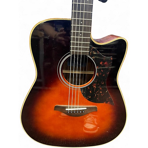 Used Yamaha AC1M 2 Color Sunburst Acoustic Electric Guitar