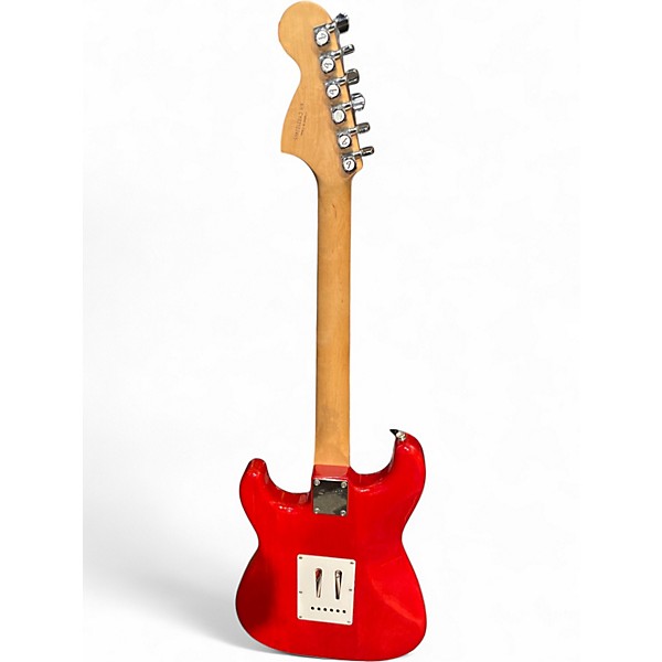 Used Squier Standard Stratocaster Cherry Sunburst Solid Body Electric Guitar