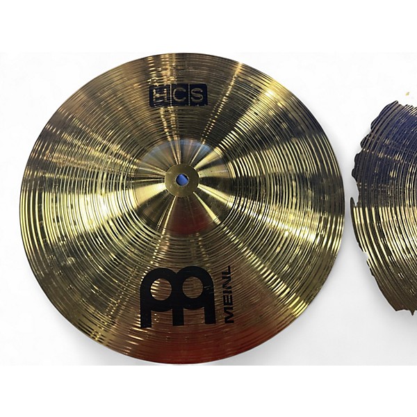 Used MEINL 14in HCS Hi Hat Pair Cymbal