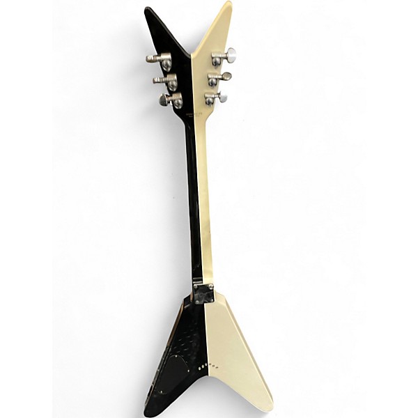 Used Dean Michael Schenker Standard Black and White Solid Body Electric Guitar