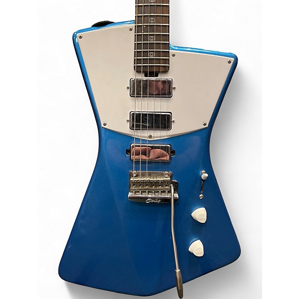 Used Sterling by Music Man St Vincent Blue Solid Body Electric Guitar