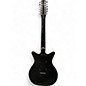 Used Danelectro 12SDC 12-String Black Solid Body Electric Guitar