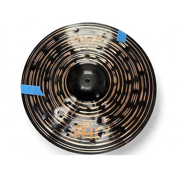 Used MEINL 14in DARK HI HAT PAIR Cymbal