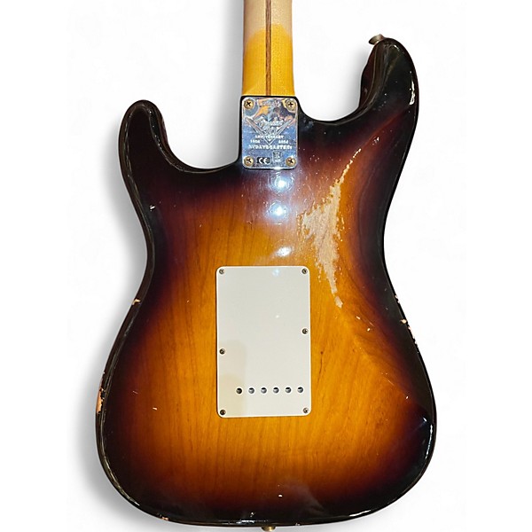 Used 2024 Fender 70TH ANNIVERSARY STRAT 1954 RELIC 2 Color Sunburst Solid Body Electric Guitar