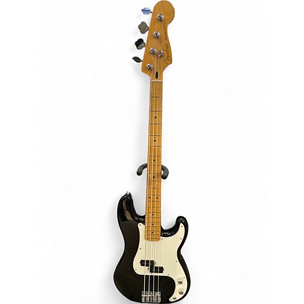 Used Fender Player Precision Bass Black Electric Bass Guitar