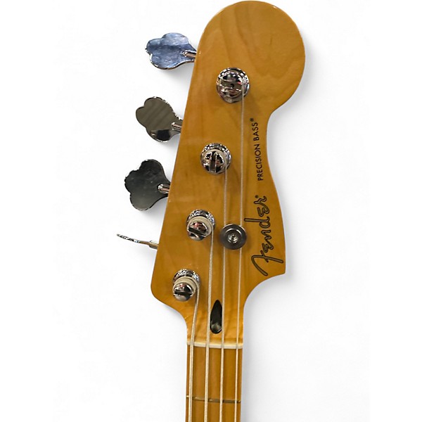 Used Fender Player Precision Bass Black Electric Bass Guitar