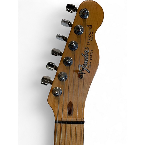 Vintage 1999 Fender American Standard Telecaster 3 Tone Sunburst Solid Body Electric Guitar