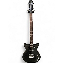 Used Danelectro '59 Short-Scale Bass Guitar Metallic Black Electric Bass Guitar