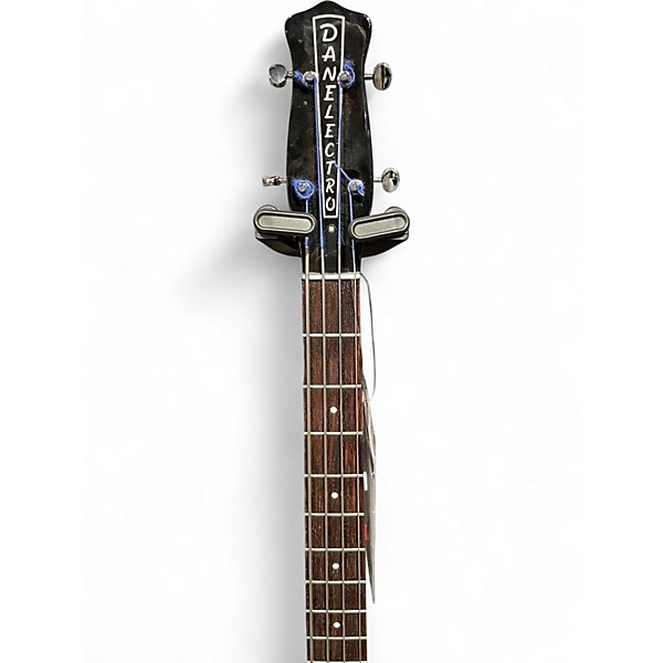 Used Danelectro '59 Short-Scale Bass Guitar Metallic Black Electric Bass Guitar