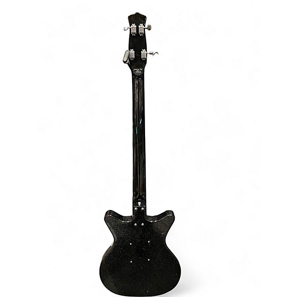 Used Danelectro '59 Short-Scale Bass Guitar Metallic Black Electric Bass Guitar