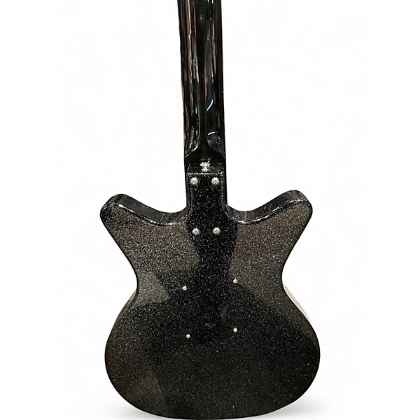 Used Danelectro '59 Short-Scale Bass Guitar Metallic Black Electric Bass Guitar