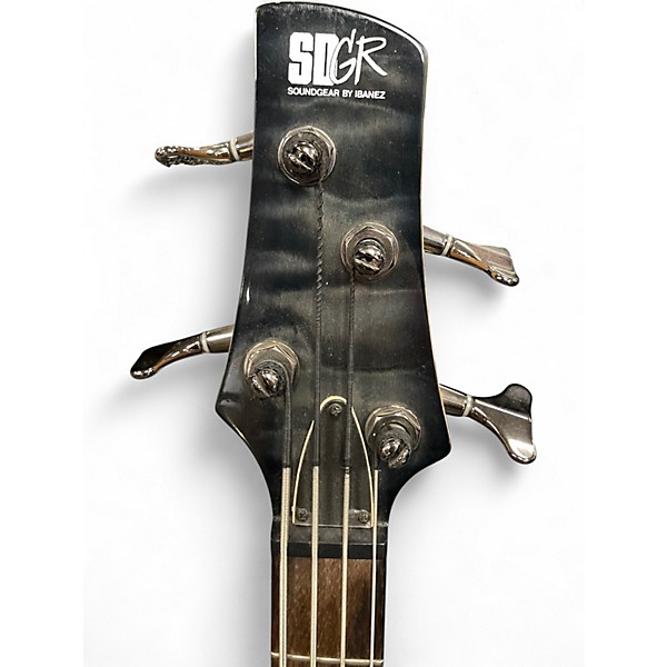 Used Ibanez SRX500 TRANS BLACK Electric Bass Guitar