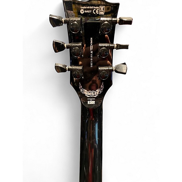 Used ESP LTD GH600EC Gary Holt Signature Black Solid Body Electric Guitar