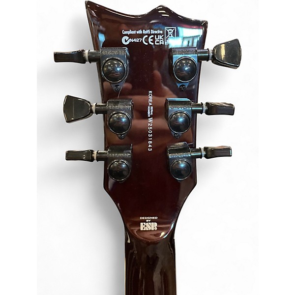Used ESP LTD EC1000 Deluxe Tobacco Burst Solid Body Electric Guitar