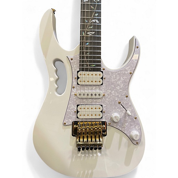 Used Ibanez JEM7VP WHITE Solid Body Electric Guitar