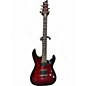 Used Schecter Guitar Research Demon 6 Crimson Burst Solid Body Electric Guitar thumbnail