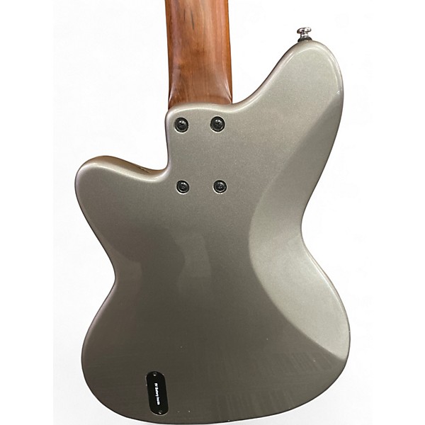 Used Ibanez TMB 505 Silver Electric Bass Guitar