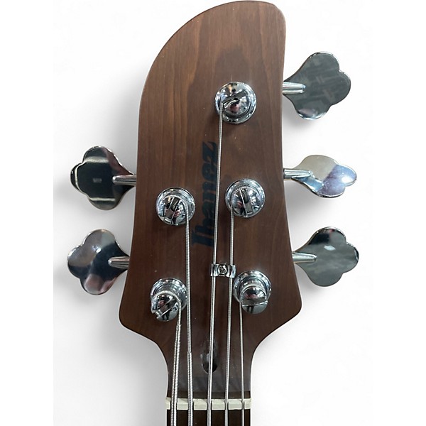 Used Ibanez TMB 505 Silver Electric Bass Guitar