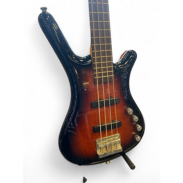 Used RockBass by Warwick Corvette 2 Tone Sunburst Electric Bass Guitar