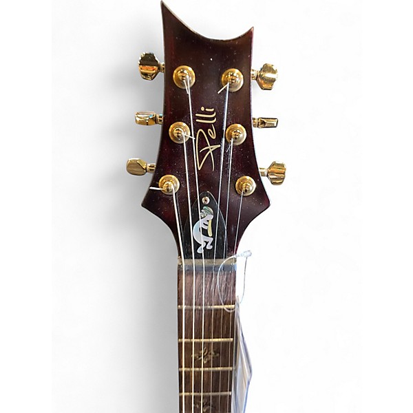 Used Pelli SINGLE CUTAWAY GUITAR Trans Orange Solid Body Electric Guitar