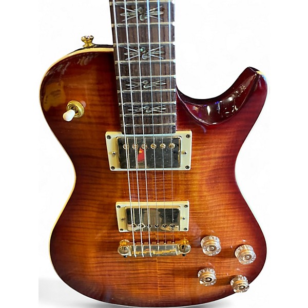 Used Pelli SINGLE CUTAWAY GUITAR Trans Orange Solid Body Electric Guitar