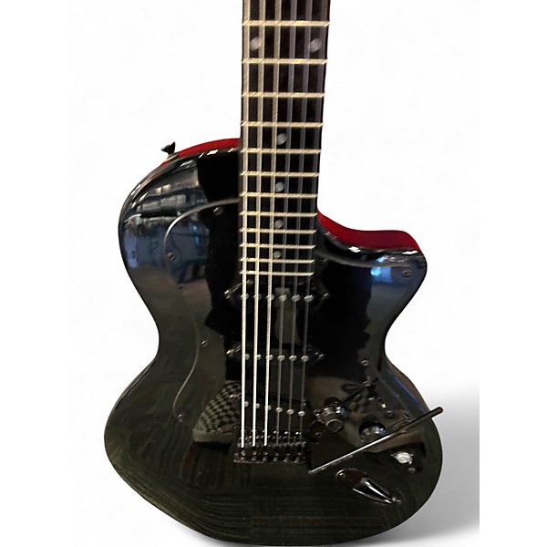 Used Esteban MIDNIGHT LEGACY Black Solid Body Electric Guitar