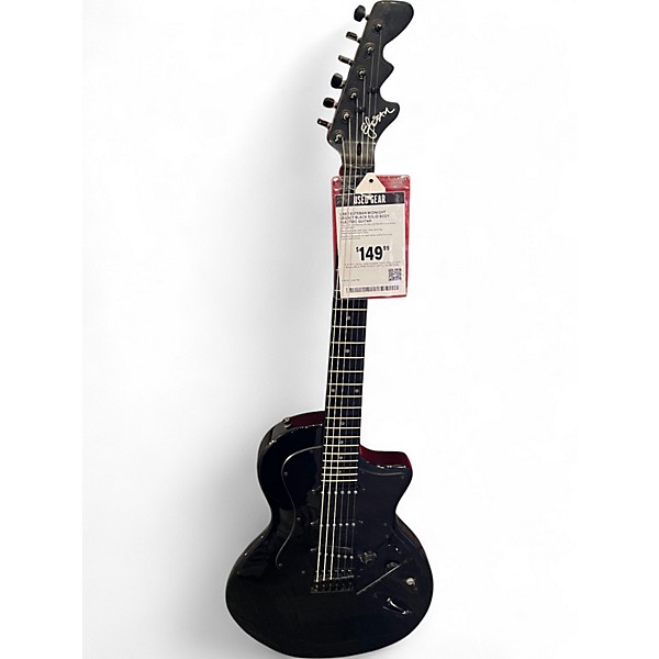 Used Esteban MIDNIGHT LEGACY Black Solid Body Electric Guitar
