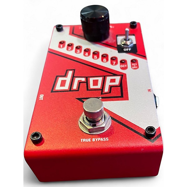 Used DigiTech The Drop Polyphonic Drop Tune Pitch-Shifter Effect Pedal