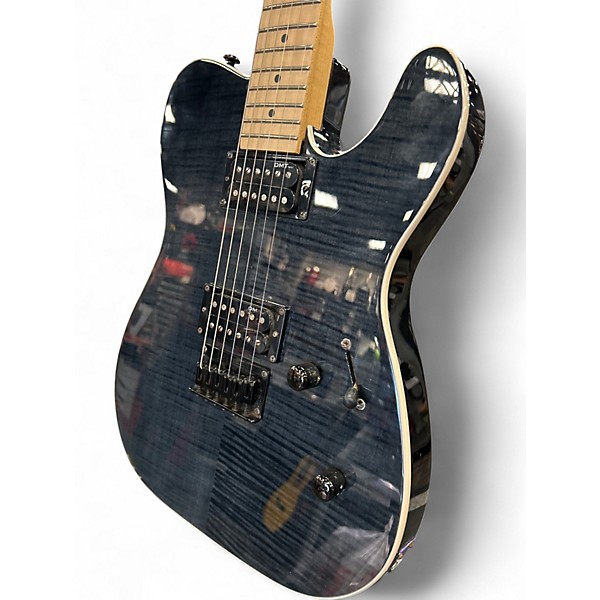 Used Dean NV FM TBK NashVegas Transparent Black Solid Body Electric Guitar