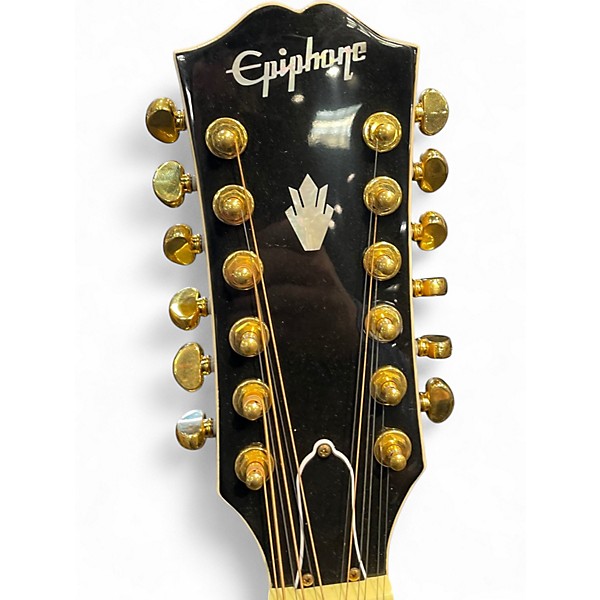 Used Epiphone J200 12 String sunburst 12 String Acoustic Electric Guitar