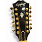 Used Epiphone J200 12 String sunburst 12 String Acoustic Electric Guitar